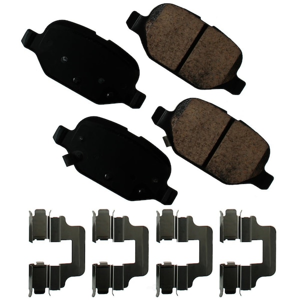 Akebono Euro Akebono EUR1569 Euro Ultra Premium Ceramic Pads EUR1569 - main